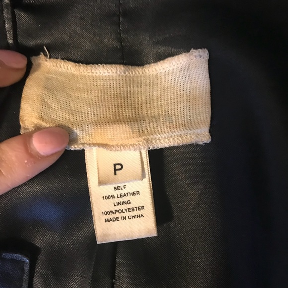 Ya-Ya Black Leather Jacket - Picture 5 of 5